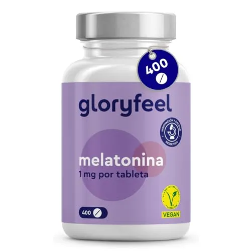 Melatonina 400 Comprimidos | Suplemento Natural 1mg Para Dormir Melhor