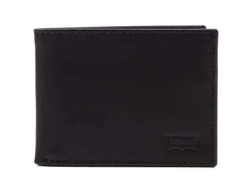 Carteira Levi's Batwing Bifold ID em Pele Genuína para Homem