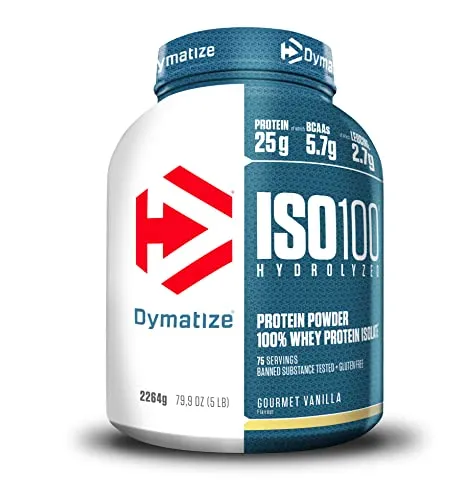 Dymatize ISO 100 Hydrolyzed Gourmet Vanilla - Proteína Whey Hidrolisada