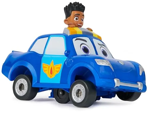 Disney Junior Unidade de Resgate - Carro Polícia Pistão com Boneco Jayden