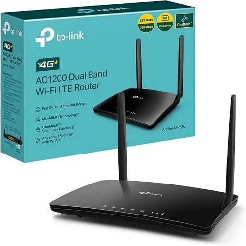 TP-Link Archer MR550 - Router 4G+ Cat6 com Wi-Fi AC1200 Dual Band