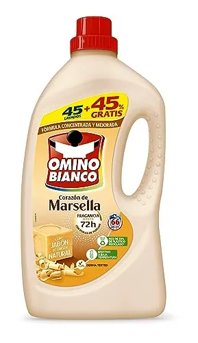 Omino Bianco Detergente Líquido Marsella - 2640ml com 45% Extra (45 Doses)