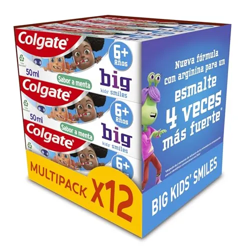 Colgate Kids Pasta de Dentes Infantil 6-9 Anos Pack 12x50ml