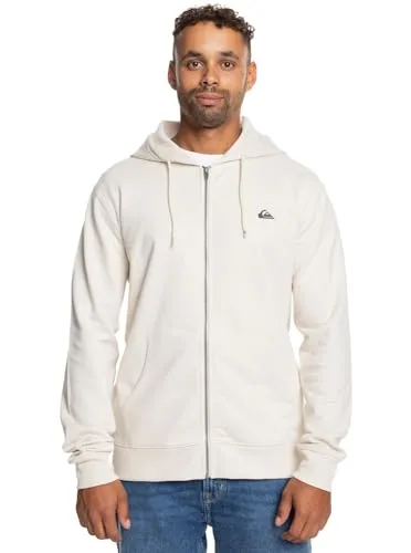 Sweatshirt Quiksilver Basic com Capuz e Fecho - Casaco Homem