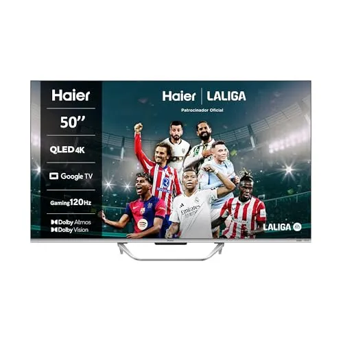 Haier H50Q800UX Smart TV QLED 50" 4K UHD com Google TV