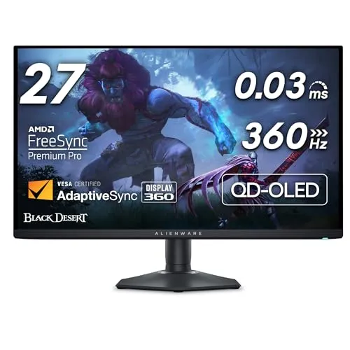 Alienware AW2725DF: Monitor Gaming QD OLED 27" QHD 360Hz