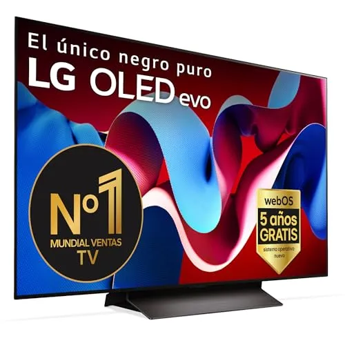 LG OLED48C44LA Smart TV OLED 4K 48" com 144Hz e Processador a9 Gen7