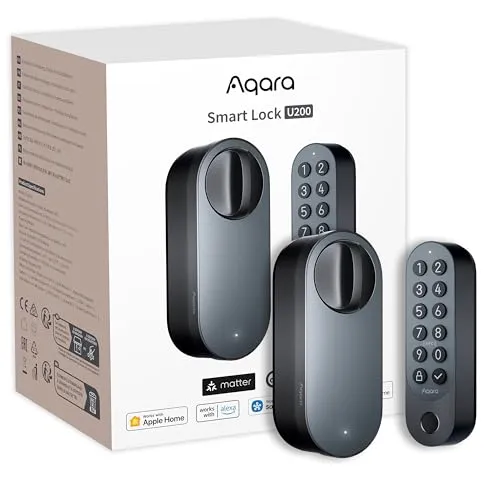 Aqara U200 - Fechadura Inteligente com Matter, Biometria e Apple Home Key