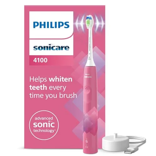 Philips Sonicare 4100 - Escova de Dentes Elétrica Sónica com Tecnologia Avançada