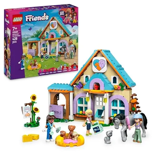 LEGO Friends Clínica Veterinária com Cavalo e Animais de Estimação