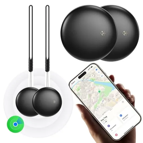 Fitabok Rastreador GPS - Pack 2 Etiquetas Inteligentes Compatível com Apple Find My