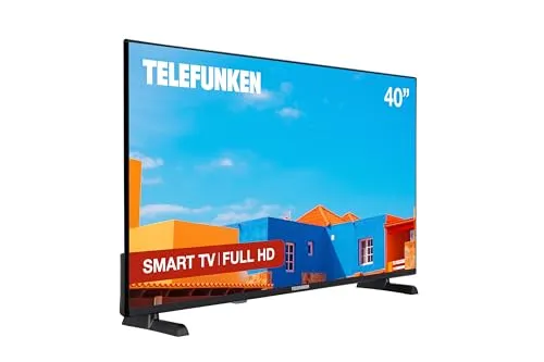 Telefunken 40DTFV725 Smart TV Full HD 40" com HDR10 e Dolby Audio